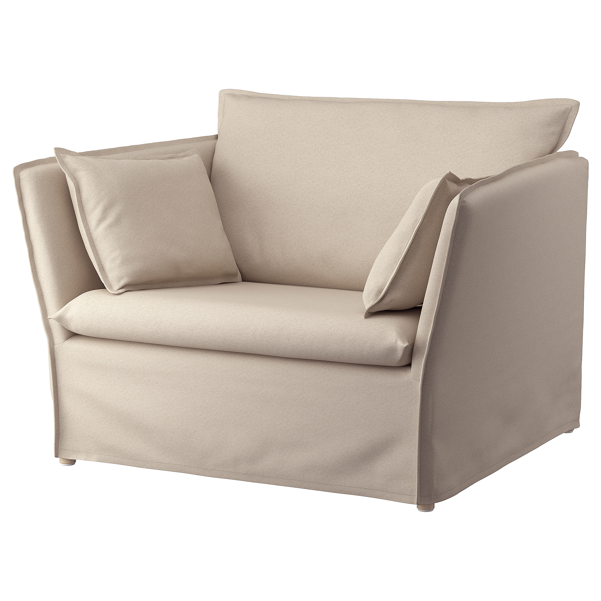 BACKSÄLEN cover for 1,5-seat armchair