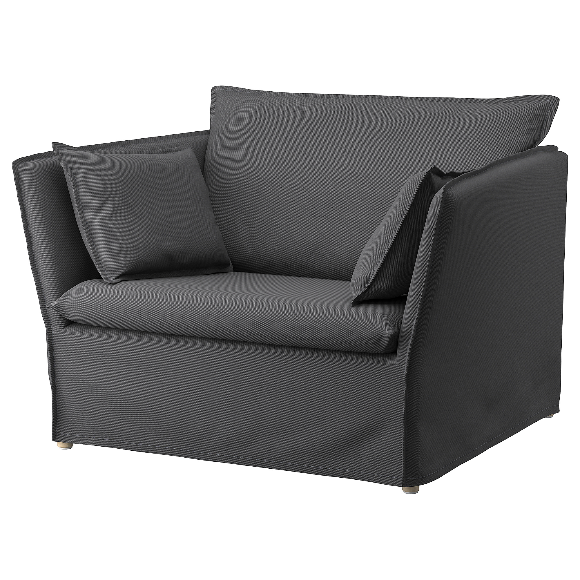 BACKSÄLEN cover for 1,5-seat armchair