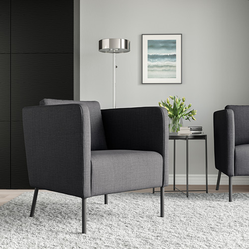 EKERÖ - armchair, Skiftebo dark grey | IKEA Taiwan Online - PE801307_S4