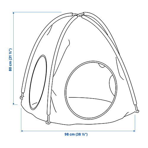 DVÄRGMÅS children's tent