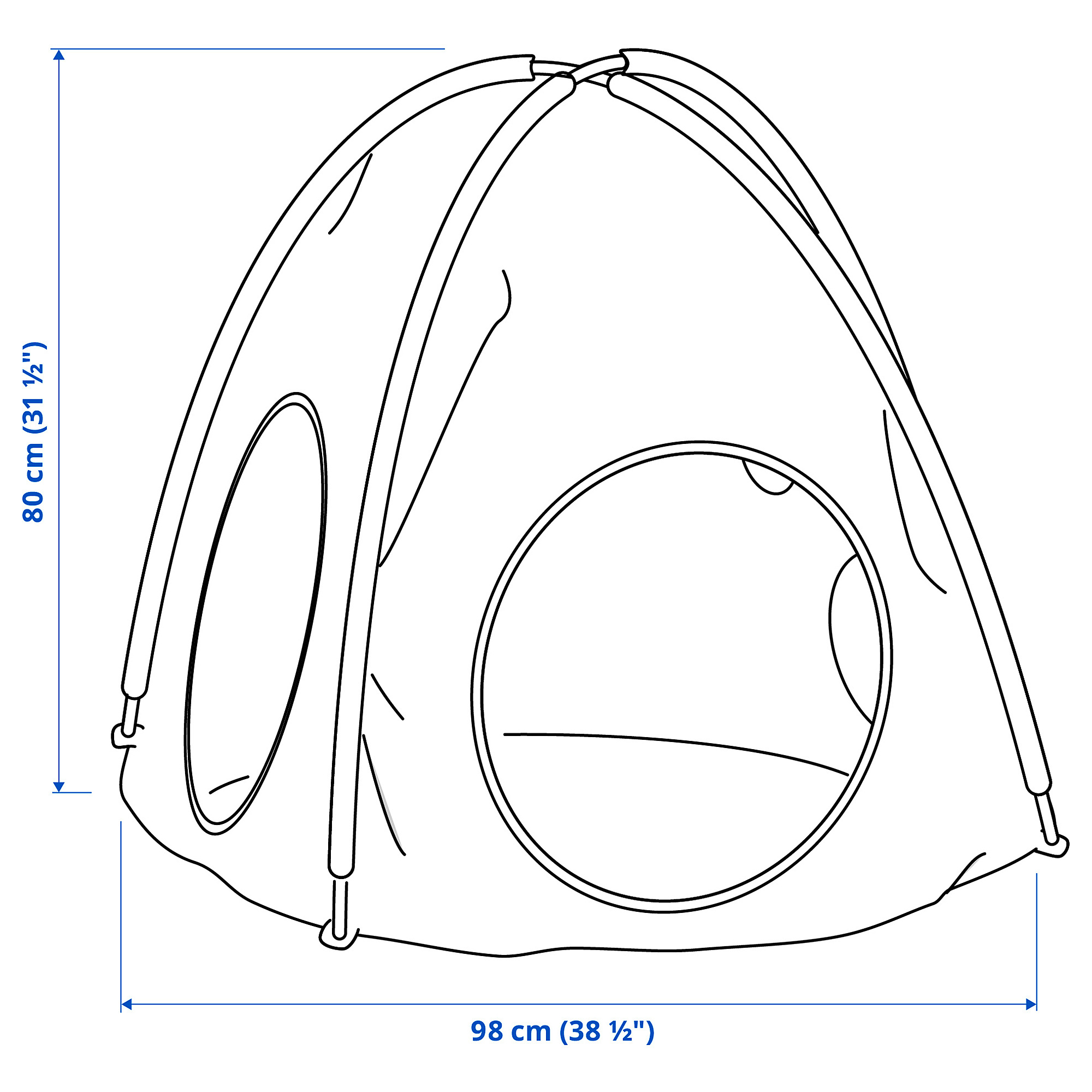 DVÄRGMÅS children's tent