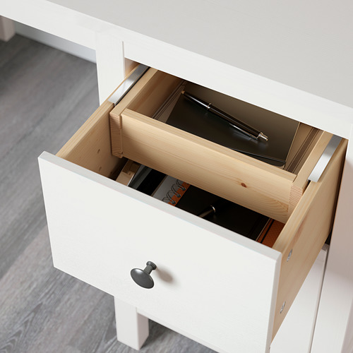 HEMNES - 書桌/工作桌, 染白色 | IKEA 線上購物 - PE565219_S4