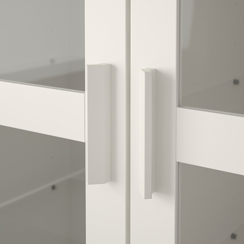 BRIMNES - 玻璃門櫃, 白色 | IKEA 線上購物 - PE682360_S4