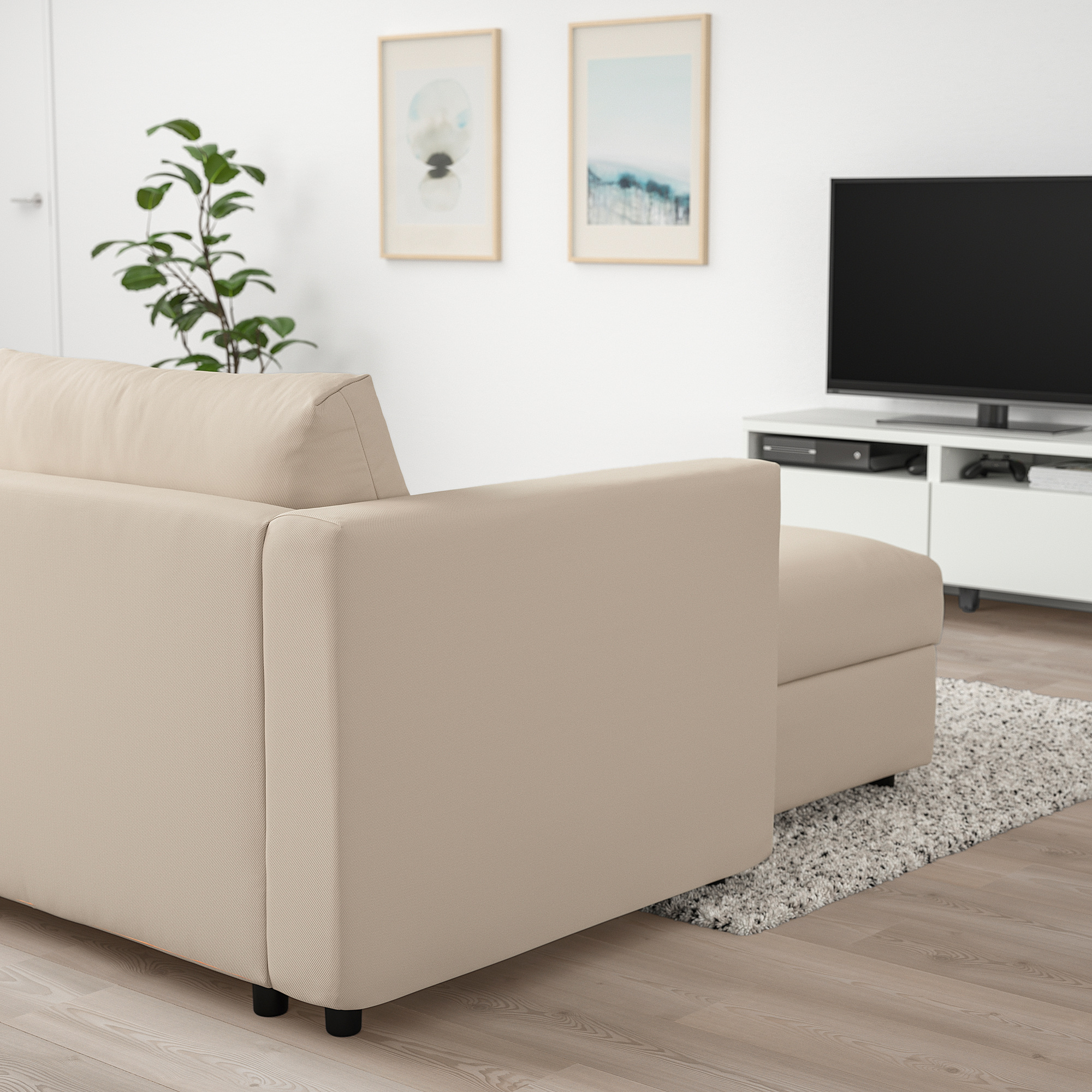 VIMLE 4-seat sofa with chaise longue