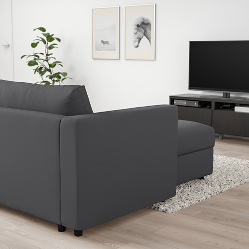 VIMLE 3-seat sofa with chaise longue