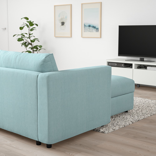 VIMLE 3-seat sofa with chaise longue