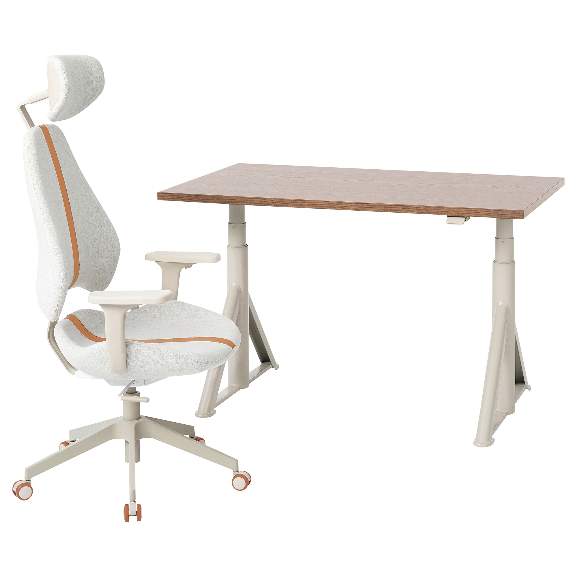 IDÅSEN/GRUPPSPEL 書桌及椅子