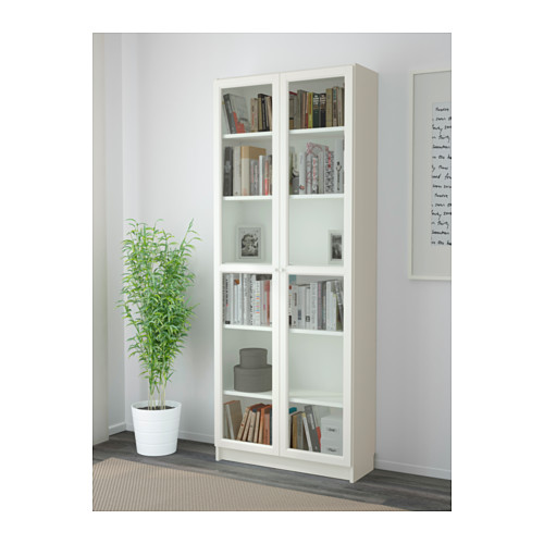 BILLY/OXBERG - 書櫃, 白色 | IKEA 線上購物 - PE600781_S4