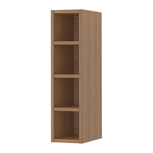 VADHOLMA - 開放式收納櫃, 棕色/染色梣木 | IKEA 線上購物 - PE658802_S4