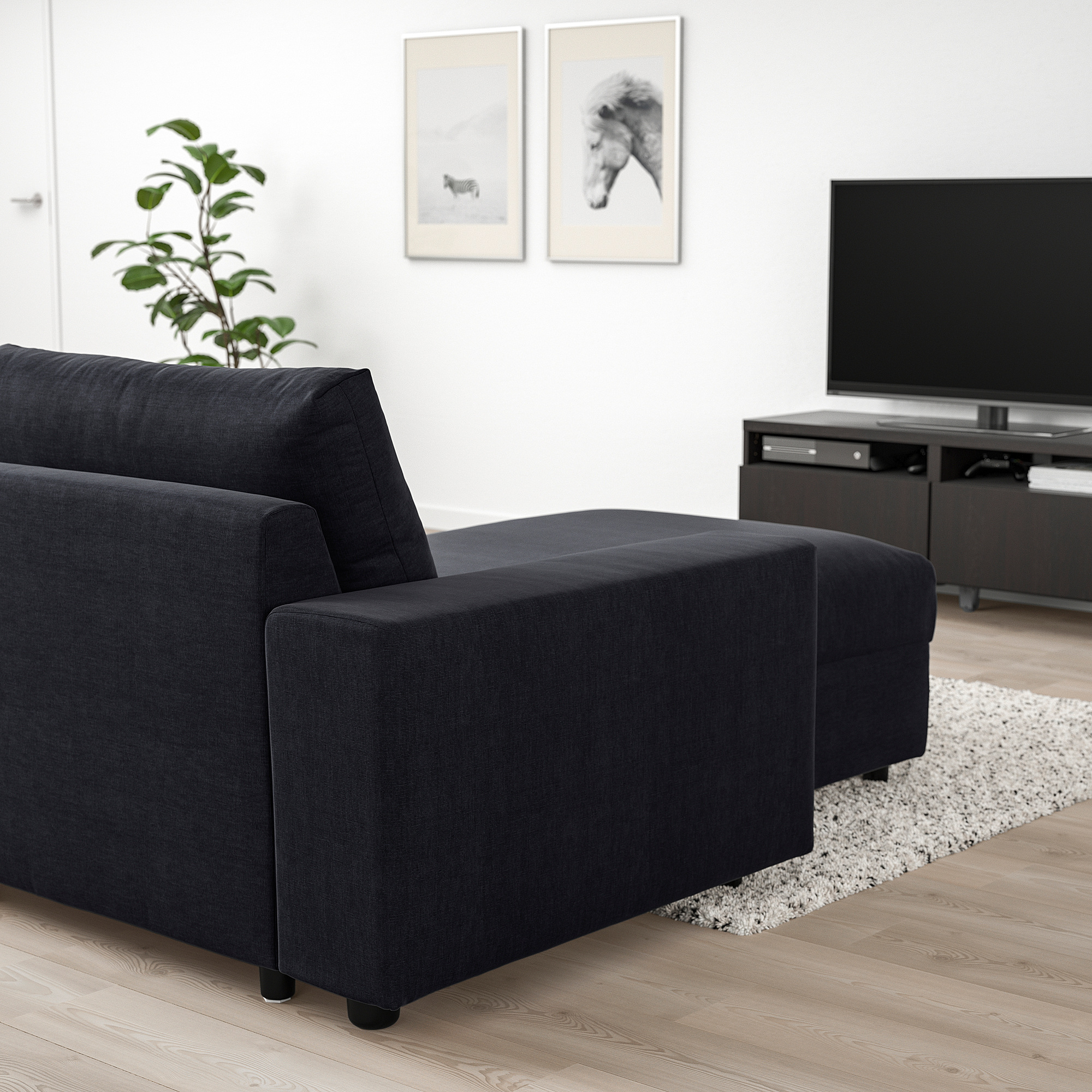 VIMLE 4-seat sofa with chaise longue