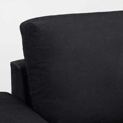 VIMLE - 三人座沙發, 有寬敞扶手/Saxemara 黑藍色 | IKEA 線上購物 - PE801370_S4