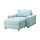 VIMLE - 躺椅布套, 有寬敞扶手/Saxemara 淺藍色 | IKEA 線上購物 - PE801393_S1