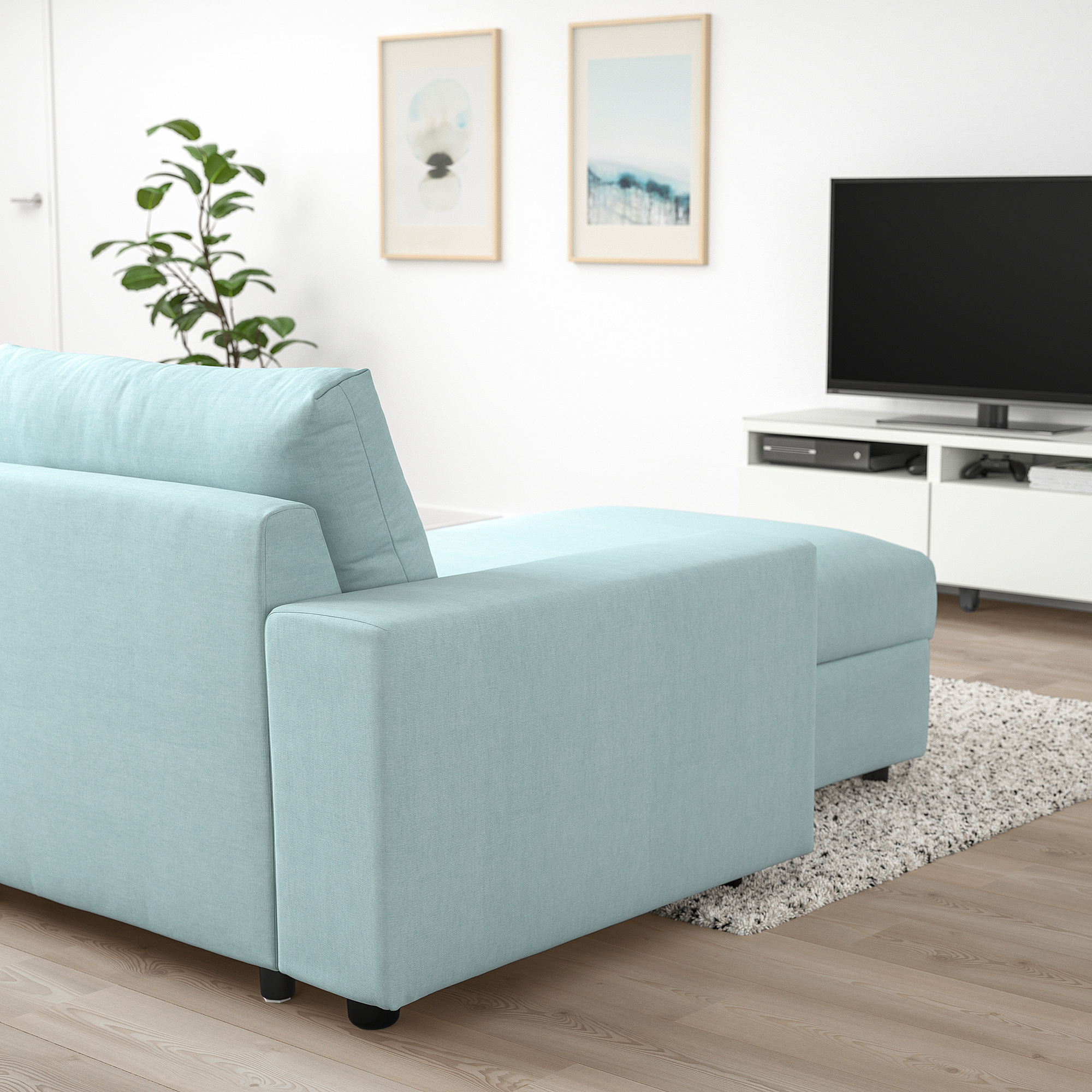 VIMLE 4-seat sofa with chaise longue