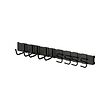 BROR - rail with hooks, black | IKEA Taiwan Online - PE951999_S2 