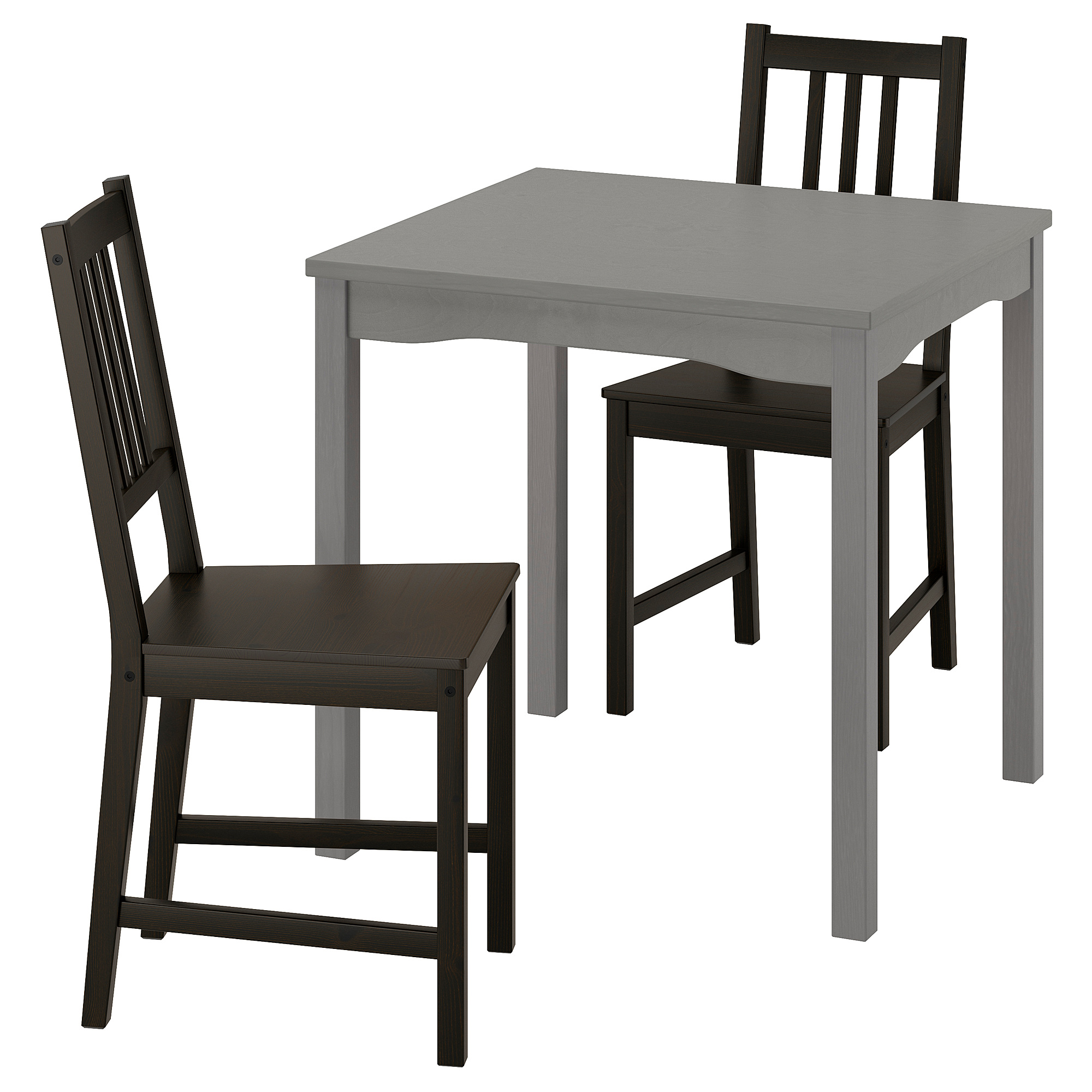 HAUGA/STEFAN table and 2 chairs