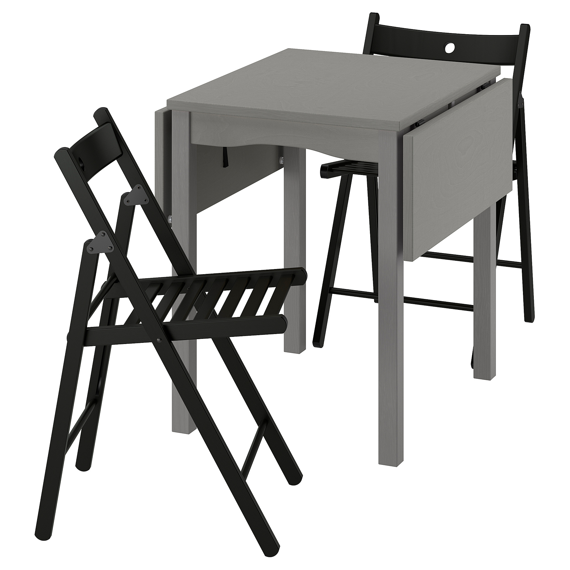 HAUGA/FRÖSVI table and 2 folding chairs