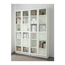 BILLY/OXBERG - bookcase, black-brown/glass | IKEA Taiwan Online - PE700292_S3