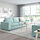 VIMLE - 三人座沙發, 有寬敞扶手/Saxemara 淺藍色 | IKEA 線上購物 - PE801423_S1