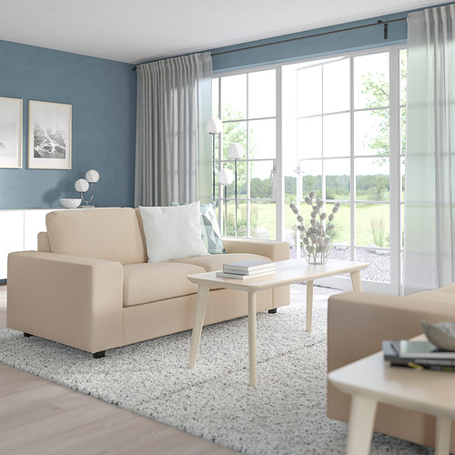 VIMLE - 2-seat sofa, with wide armrests/Hallarp beige | IKEA Taiwan Online - PE801440_S4