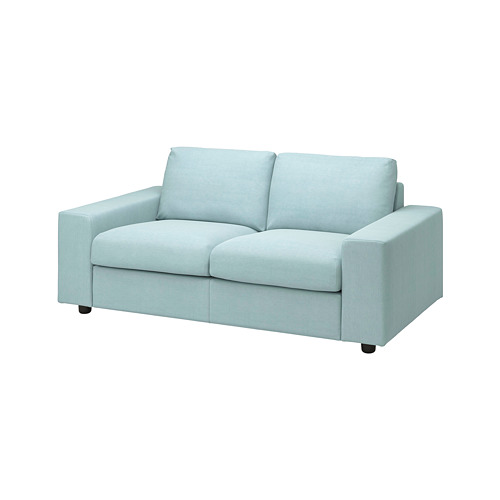 VIMLE - 雙人座沙發, 有寬敞扶手/Saxemara 淺藍色 | IKEA 線上購物 - PE801430_S4