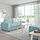 VIMLE - 雙人座沙發床, 有寬敞扶手/Saxemara 淺藍色 | IKEA 線上購物 - PE801450_S1