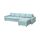 VIMLE - 4-seat sofa with chaise longue, with wide armrests/Saxemara light blue | IKEA Taiwan Online - PE801502_S1