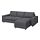 VIMLE - 3-seat sofa with chaise longue, with wide armrests Gunnared/medium grey | IKEA Taiwan Online - PE801509_S1