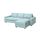 VIMLE - 3-seat sofa with chaise longue, with wide armrests Saxemara/light blue | IKEA Taiwan Online - PE801514_S1