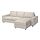 VIMLE - 三人座沙發附躺椅用布套, 有寬敞扶手 Gunnared/米色 | IKEA 線上購物 - PE801516_S1