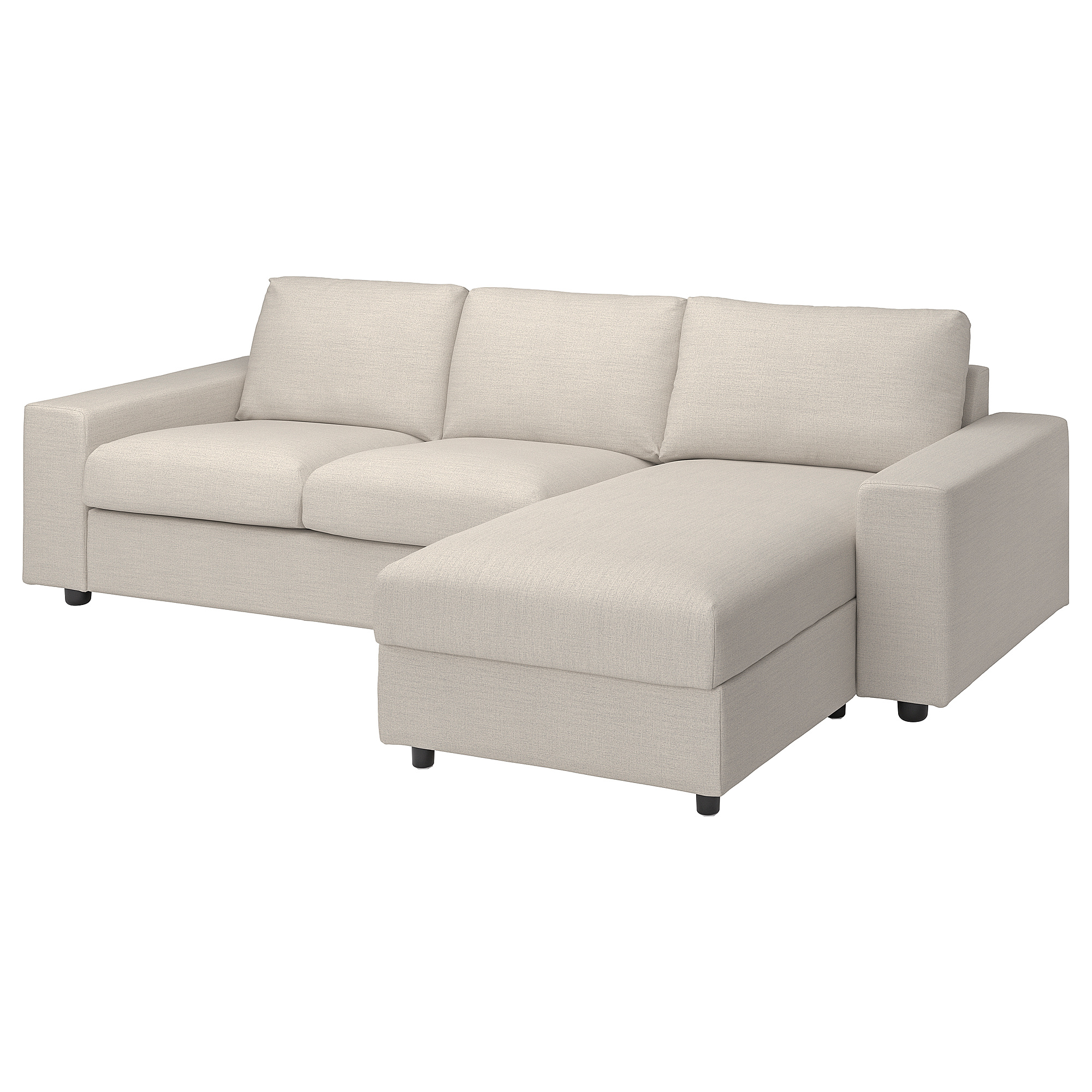 VIMLE cover 3-seat sofa w chaise longue