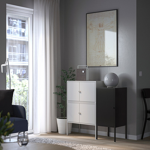 LIXHULT - 收納櫃組合, 灰色/碳黑色 | IKEA 線上購物 - PE845873_S4