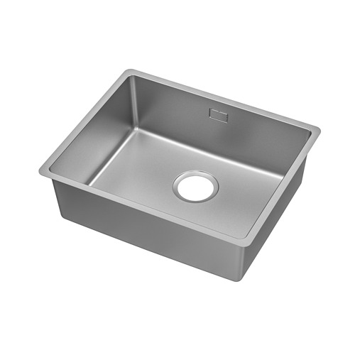 VRESJÖN - 嵌入式單槽水槽, 不鏽鋼, 54x44 公分 | IKEA 線上購物 - PE845898_S4