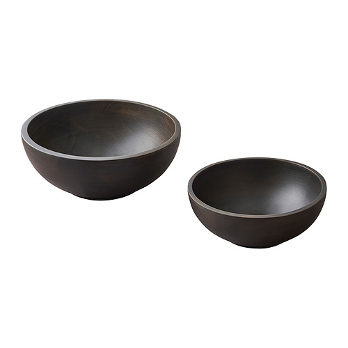 PINNLILJA serving bowl, set of 2