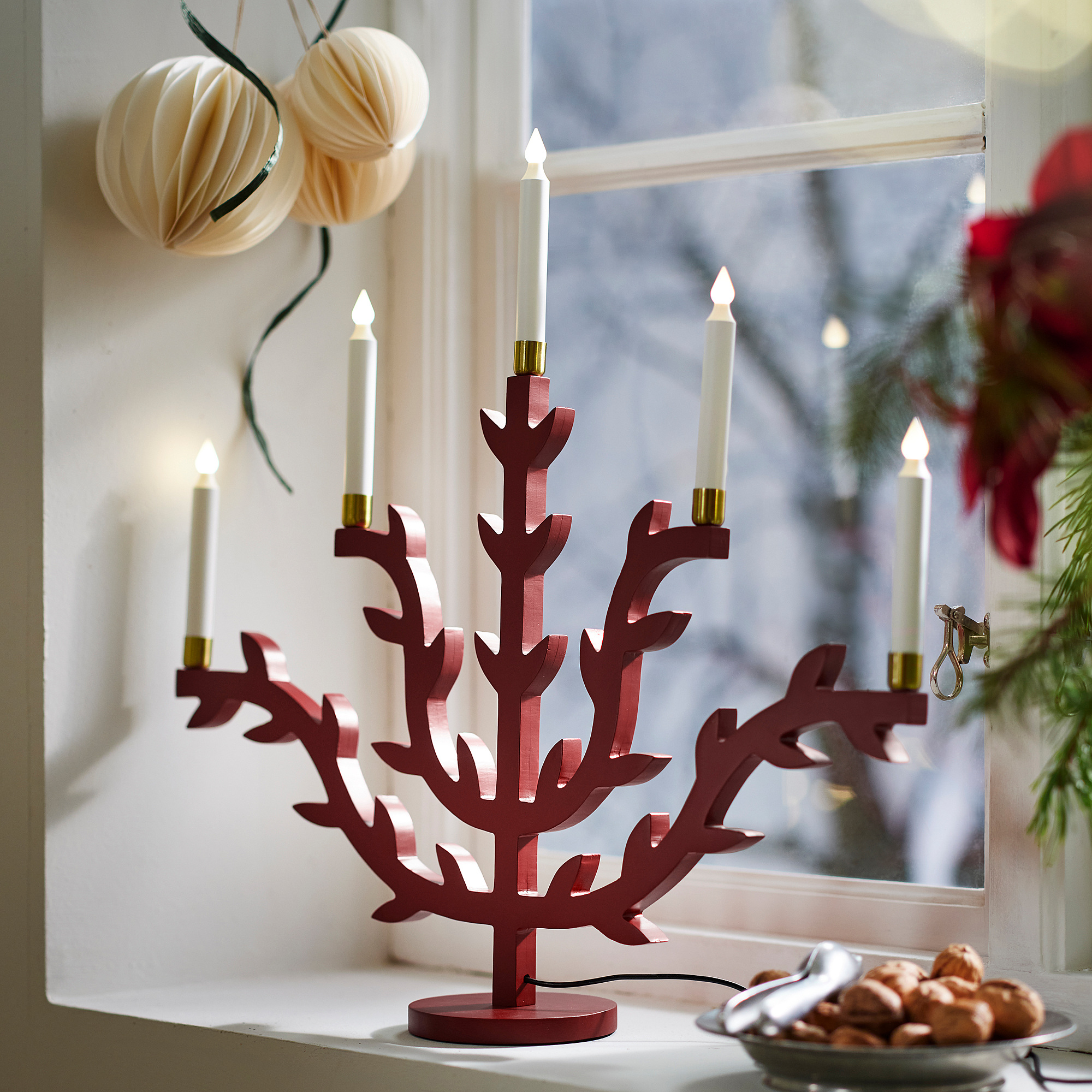 STRÅLA LED candelabra