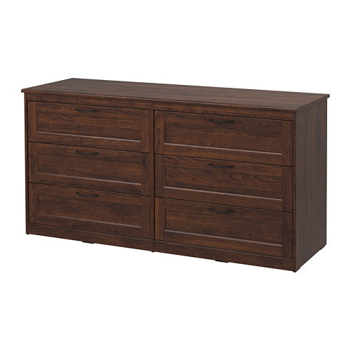 SONGESAND chest of 6 drawers