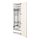 METOD/MAXIMERA - high cabinet with cleaning interior, white/Bodbyn off-white | IKEA Taiwan Online - PE747316_S1