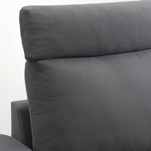 VIMLE - 3-seat sofa, with headrest with wide armrests/Hallarp grey | IKEA Taiwan Online - PE801563_S4