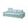 VIMLE - cover for 3-seat sofa, with headrest with wide armrests/Saxemara light blue | IKEA Taiwan Online - PE801564_S1