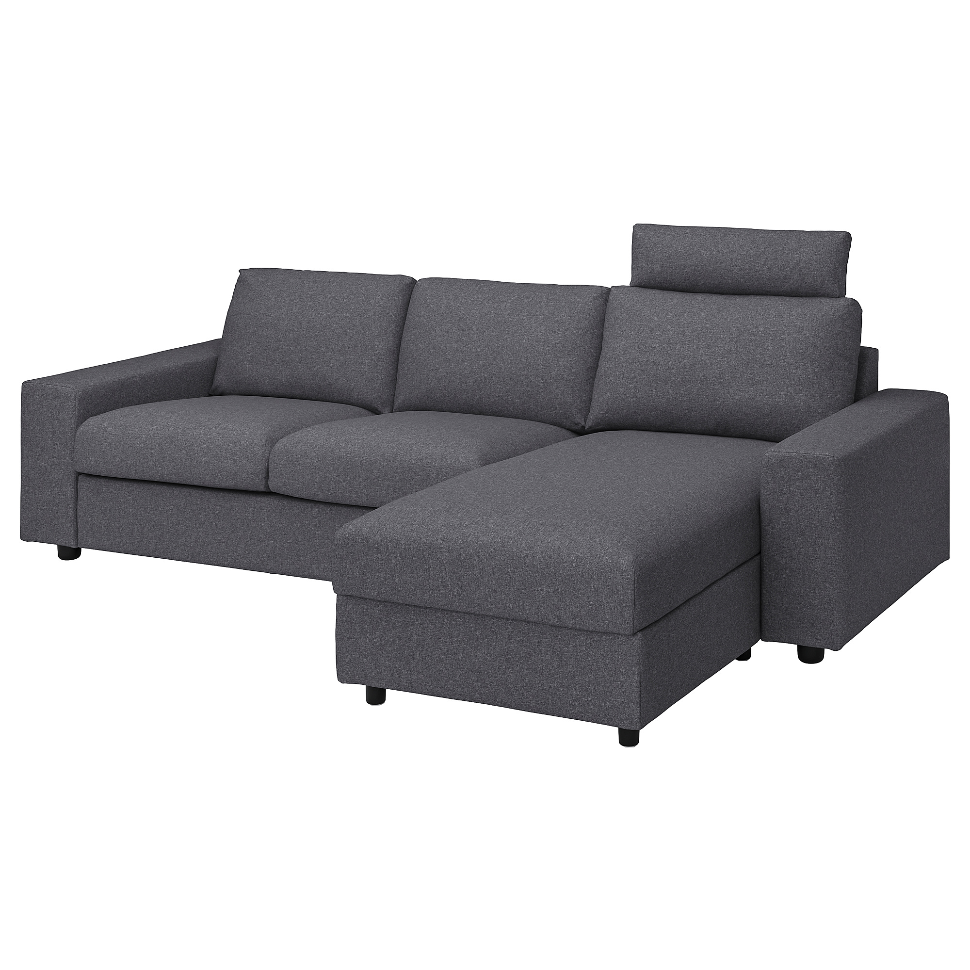 VIMLE cover 3-seat sofa w chaise longue