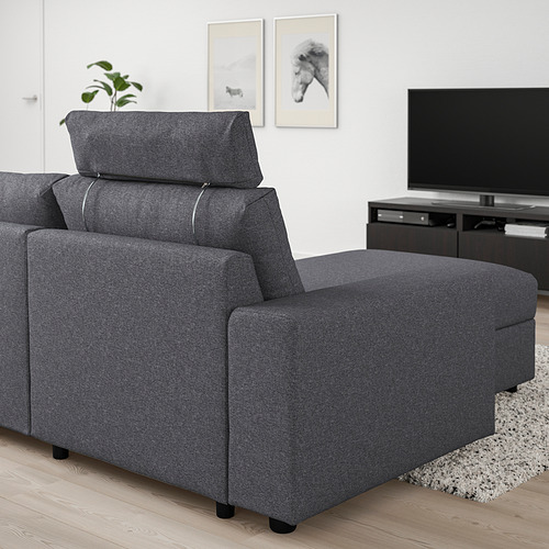 VIMLE 3-seat sofa with chaise longue