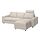 VIMLE - 3-seat sofa with chaise longue, with wide armrests with headrest/Gunnared beige | IKEA Taiwan Online - PE801579_S1