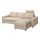 VIMLE - 3-seat sofa with chaise longue, with wide armrests with headrest/Hallarp beige | IKEA Taiwan Online - PE801582_S1
