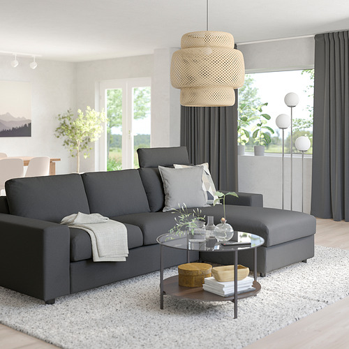 VIMLE 3-seat sofa with chaise longue