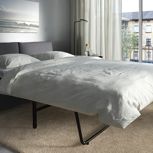 VIMLE - 三人座沙發床, 有寬敞扶手/Gunnared 灰色 | IKEA 線上購物 - PE801609_S4