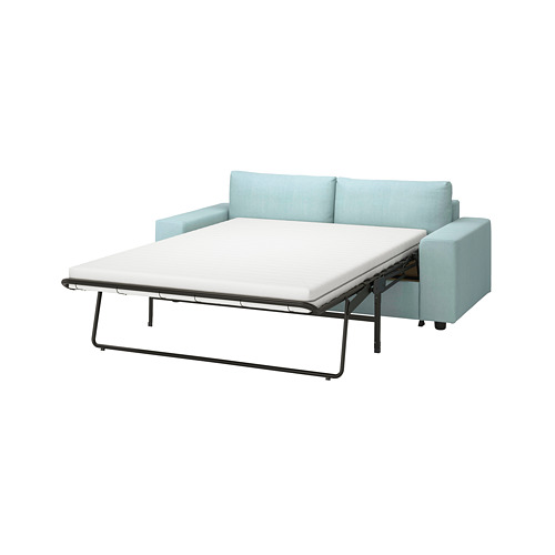 VIMLE - 雙人座沙發床, 有寬敞扶手/Saxemara 淺藍色 | IKEA 線上購物 - PE801607_S4