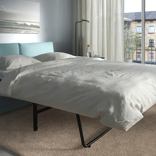 VIMLE - 雙人座沙發床, 有寬敞扶手/Saxemara 淺藍色 | IKEA 線上購物 - PE801623_S4