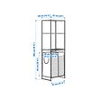 JOSTEIN shelving unit with bags