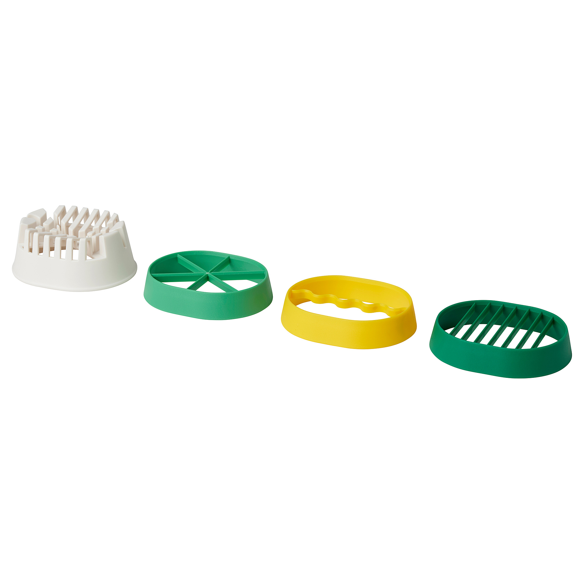 UPPFYLLD egg slicer, set of 4