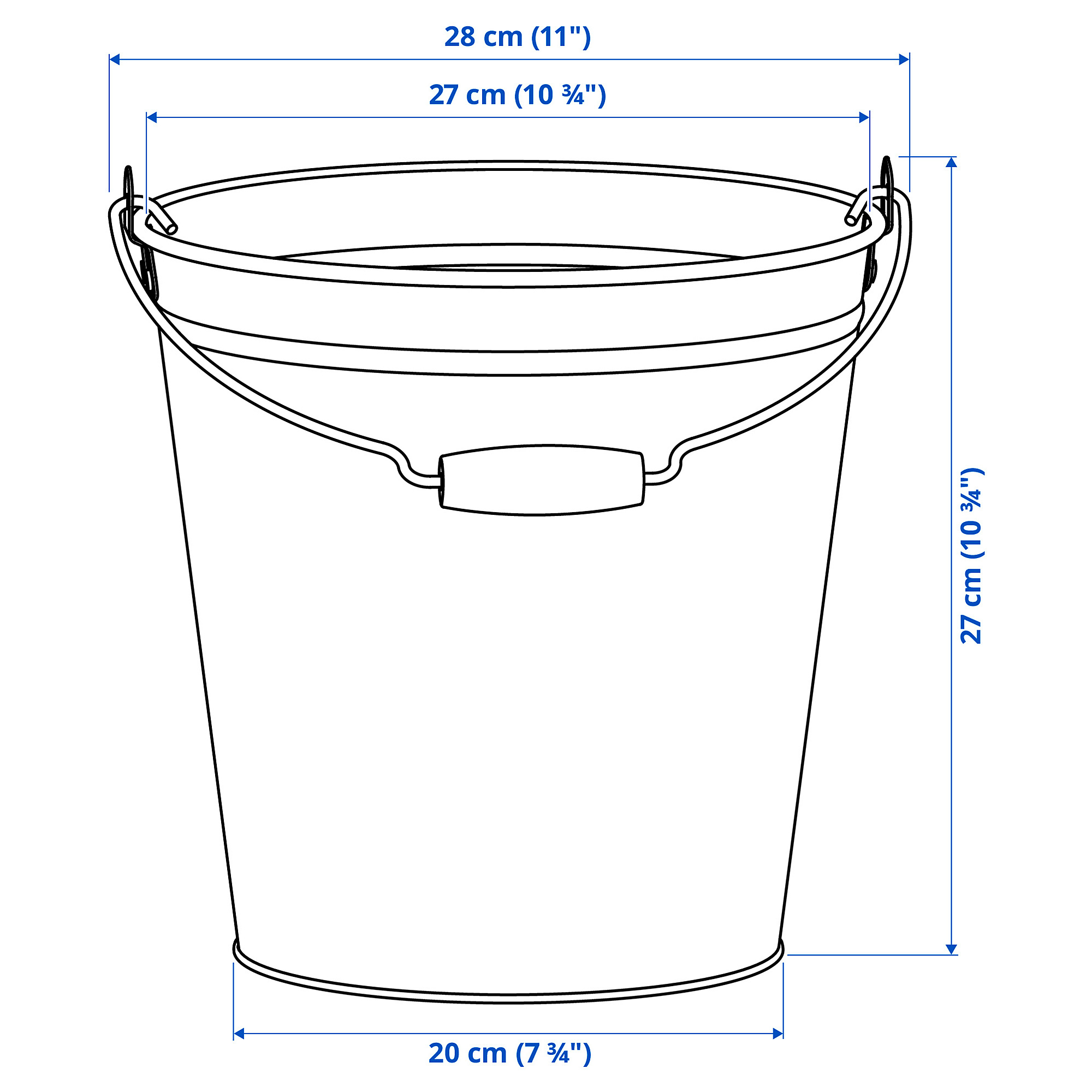 ÅKERBÄR bucket/plant pot