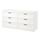 SONGESAND - chest of 6 drawers, white, 161x50x81 cm | IKEA Taiwan Online - PE658935_S1